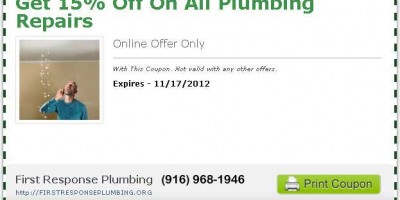 Save 15% Plumbing Repairs